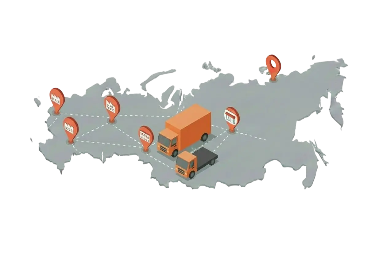 Доставка груза в строймаркеты из Благовещенска